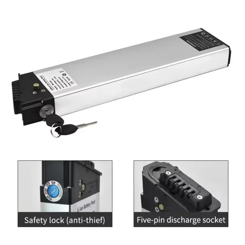 48V 10Ah 12Ah 17Ah batterie de vélo électrique pliante ampli DCH 006 pour Samebike LO26 20LVXD30 XP2.0 Batteries