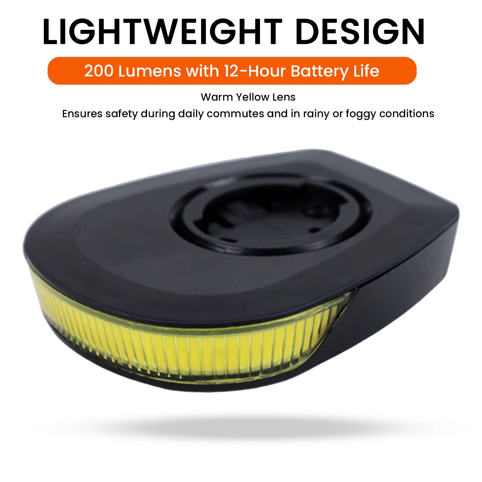 Phare de vélo étanche IPX6 pour Garmin avec support d'ordinateur lampe