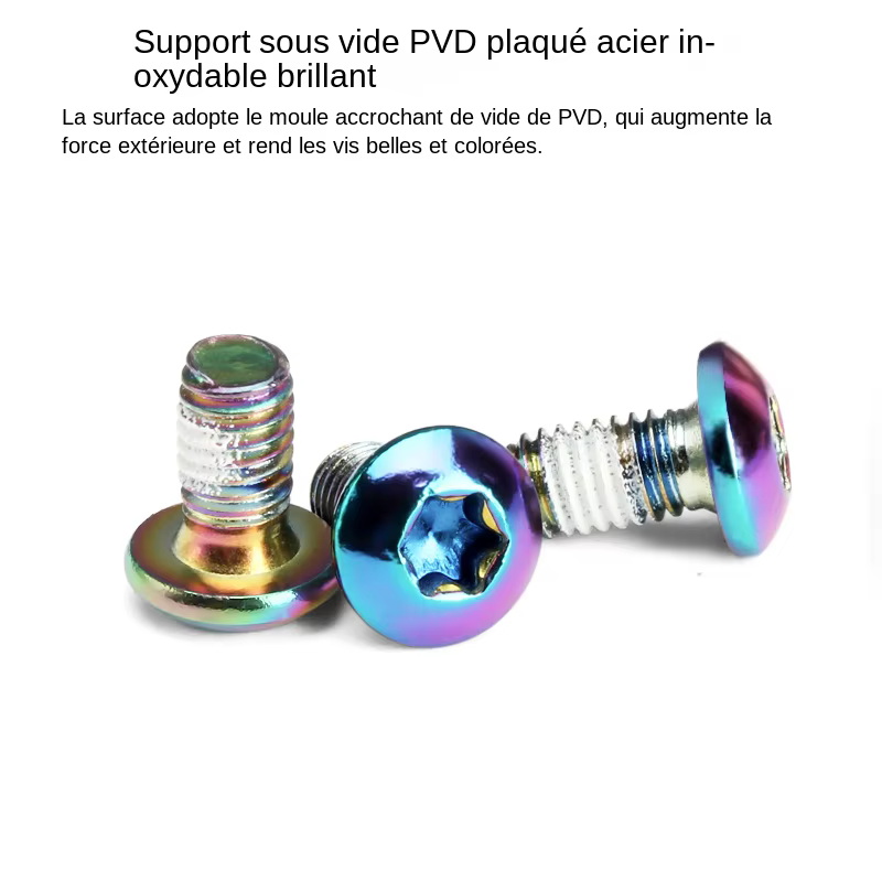 Boulons Torx de Rotor de frein à disque de vélo T25 M5x9mm