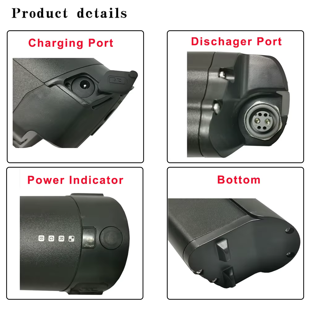 Batterie de vélo électrique Reention EEL Mini EBike 36V 10.4Ah 10.5Ah 14AH pour Three Phase One Minerva Zündapp Z810