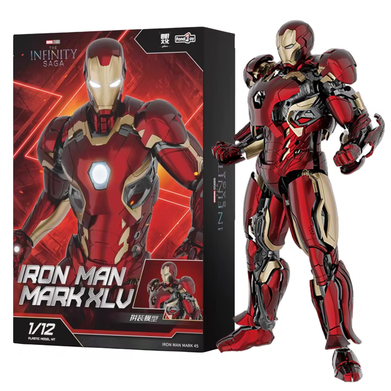 15.5CM Fondjoy Original MK45 Iron Man 1/12 Mark45 Avengers: Age of Ultron Vibranium assemblé figurine recueillir jouet cadeau
