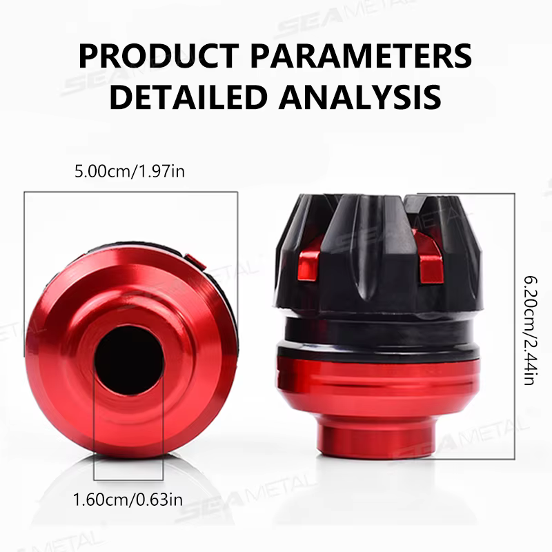BLALION 2/4 pièces Protection universelle de Suspension avant cadre de tasse curseur protecteur de chute modifié pour pare-chocs Anti-chute de moto