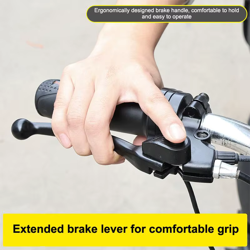 Leviers de frein de vélo BMX ultralégers pour vélo électrique, poignée confortable en alliage d'aluminium pour le cyclisme longue distance