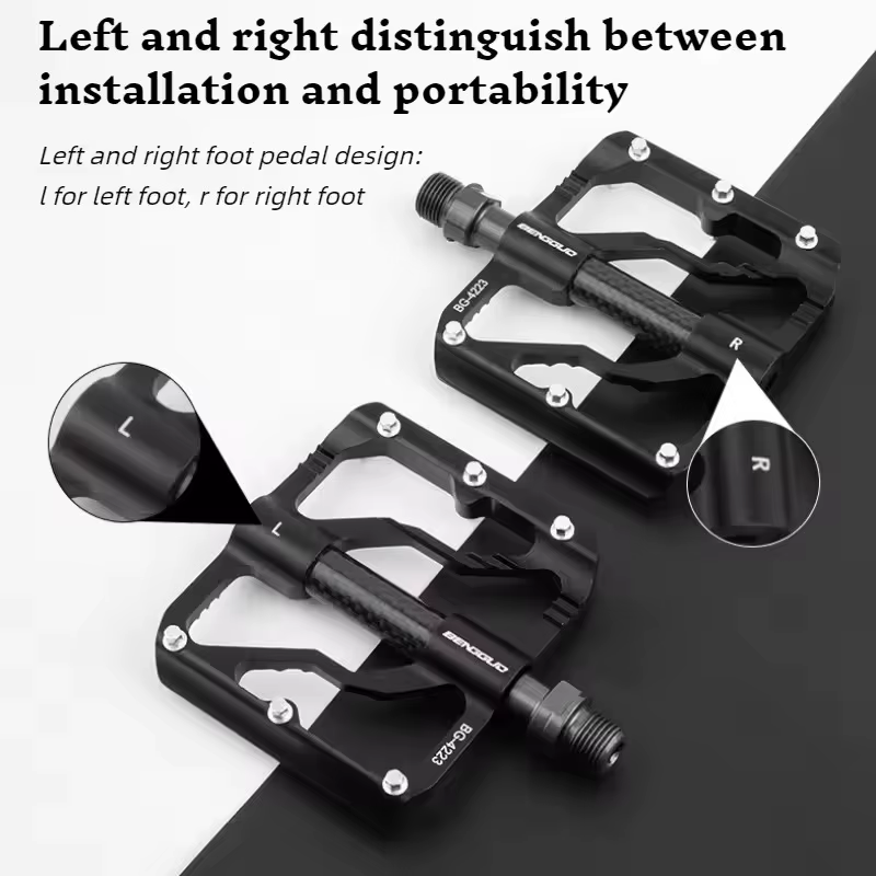 Pédale de vélo BENGGUO en alliage d'aluminium/axe CR-MO
