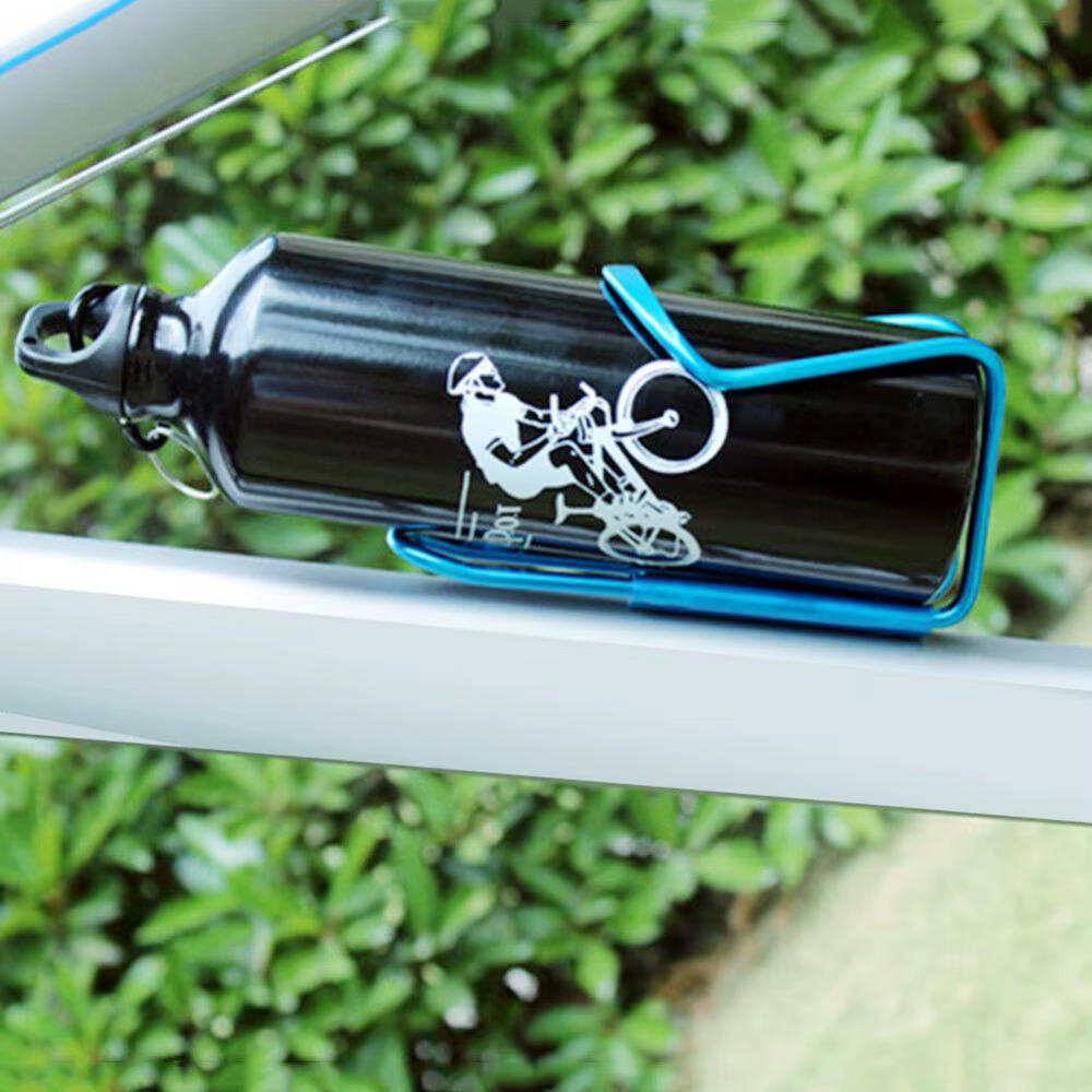 Bouteille d'eau thermique en alliage d'aluminium pour vélo