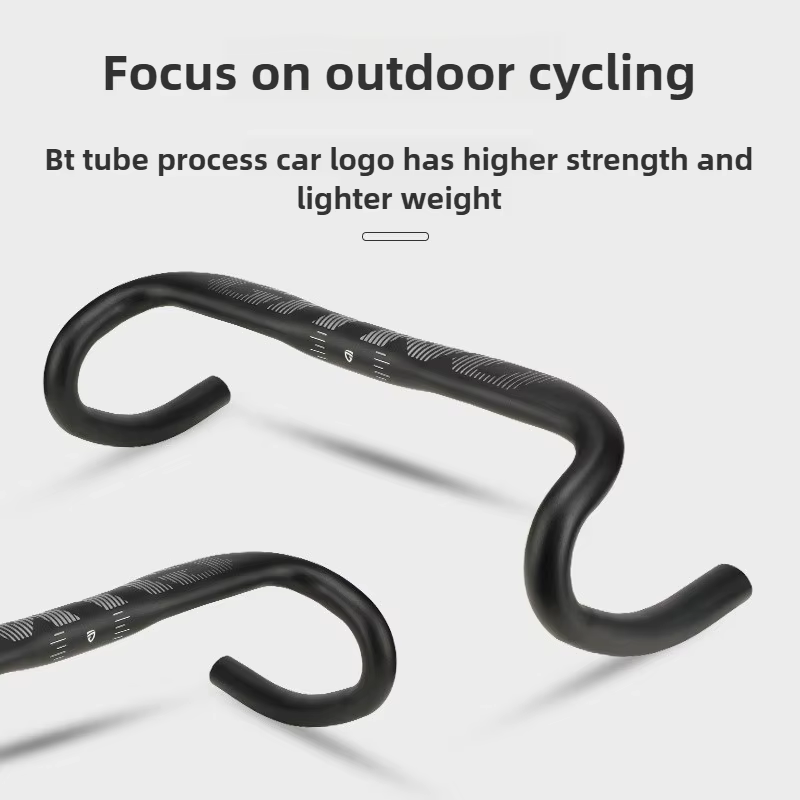 Guidon de vélo de route en alliage d'aluminium