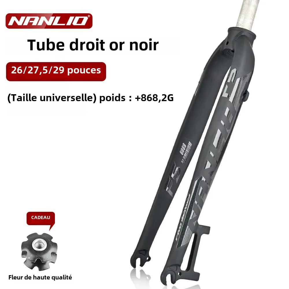 NANLIO F5 fourche de vélo 26/27.5/29 pouces en alliage d'aluminium