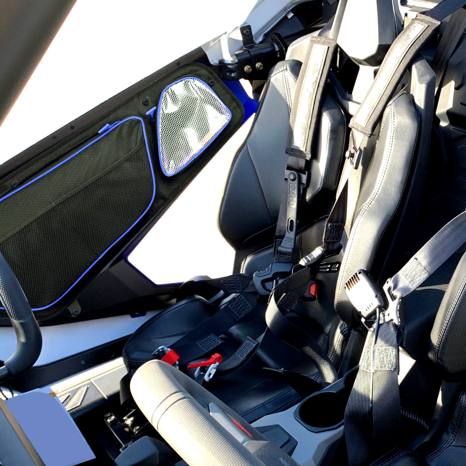Sac de rangement pour porte avant avec genouillère parfaite, accessoires de sacs de porte, adapté pour RZR PRO XP, 2020, 2021, 2022, 2023