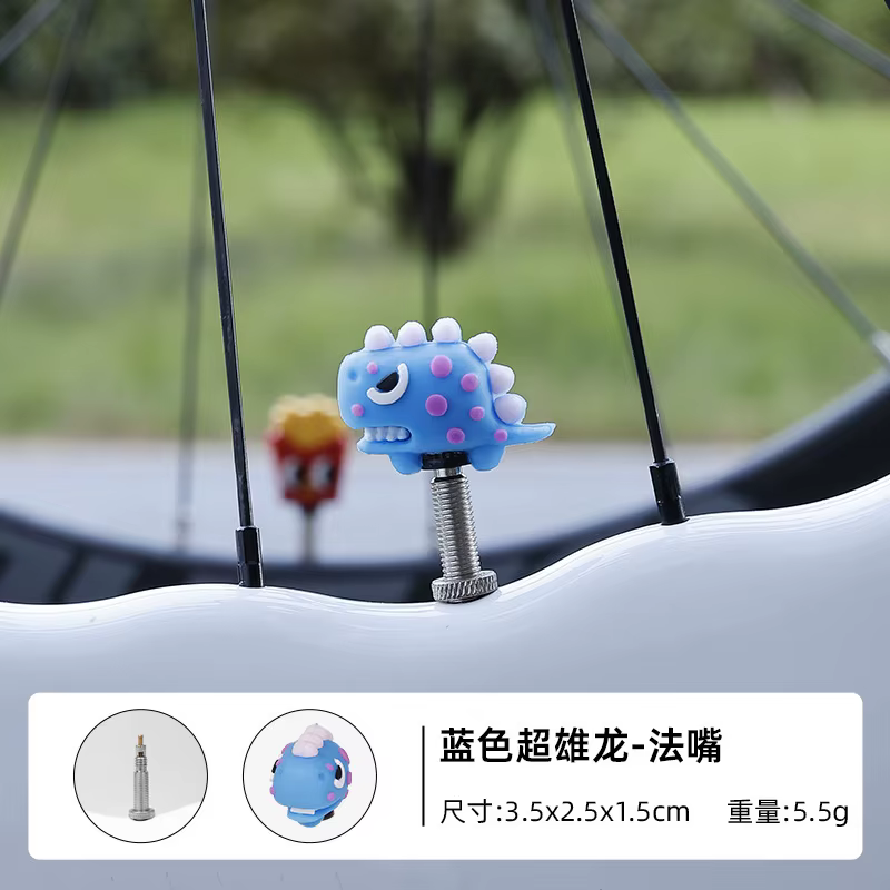 Capuchons de valve de vélo créatifs et étanches en forme de dessin animé