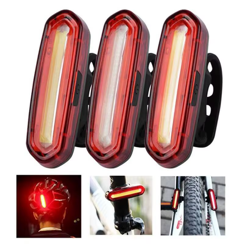 Feu arrière de vélo VTT rouge