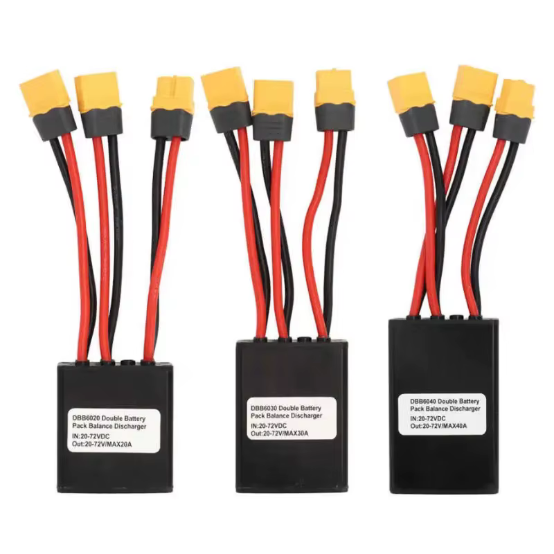 Convertisseur de décharge double batterie pour vélo électrique 24-72VDC