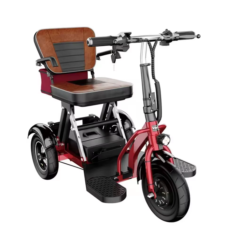 Tricycle électrique pliable pour adultes