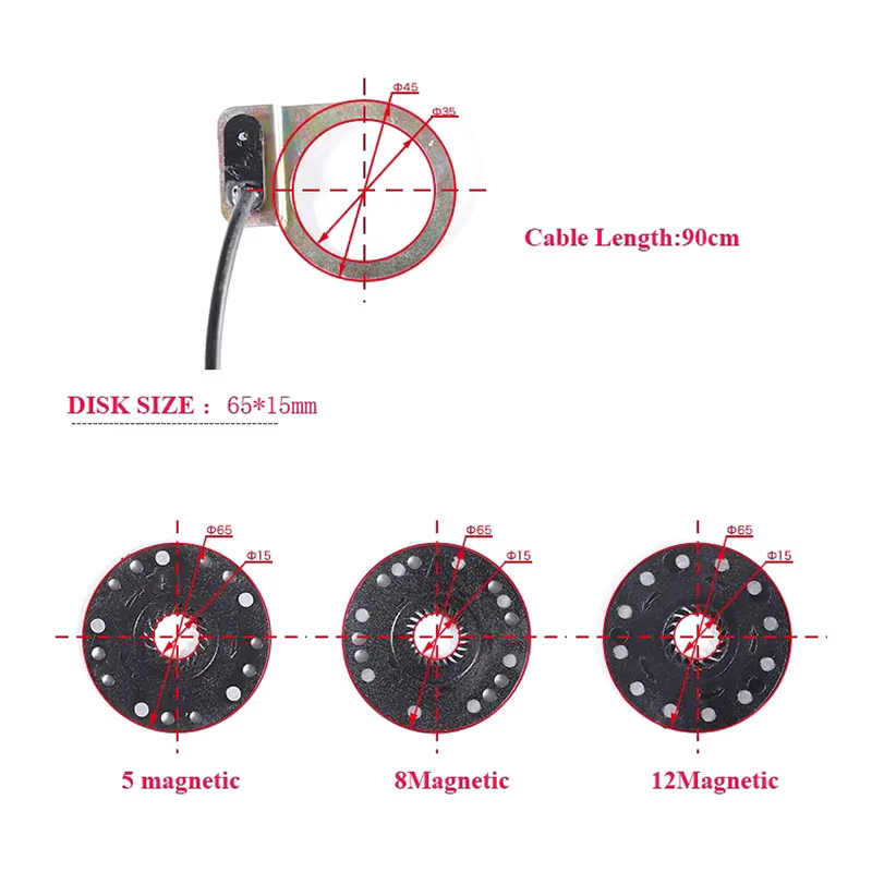 Kit de système PAS pour vélo électrique