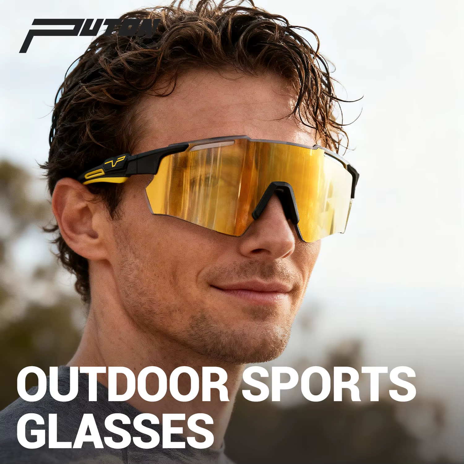 PUTON lunettes de cyclisme photochromiques