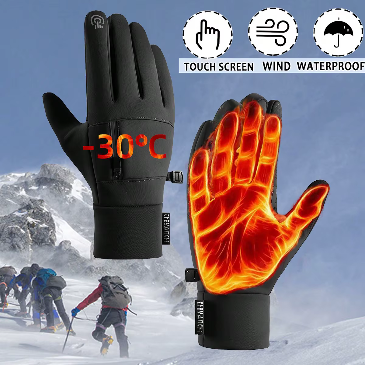 Gants de cyclisme pour écran tactile