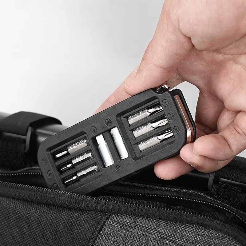 Kit d'outils de réparation de vélo 10-en-1 avec clé hexagonale