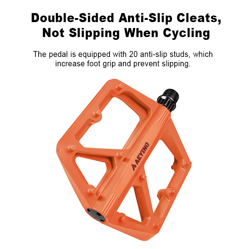 Pédales plates élargies AEYINO pour vélo