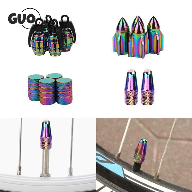 Capuchons de assujetde vélo arc-en-ciel