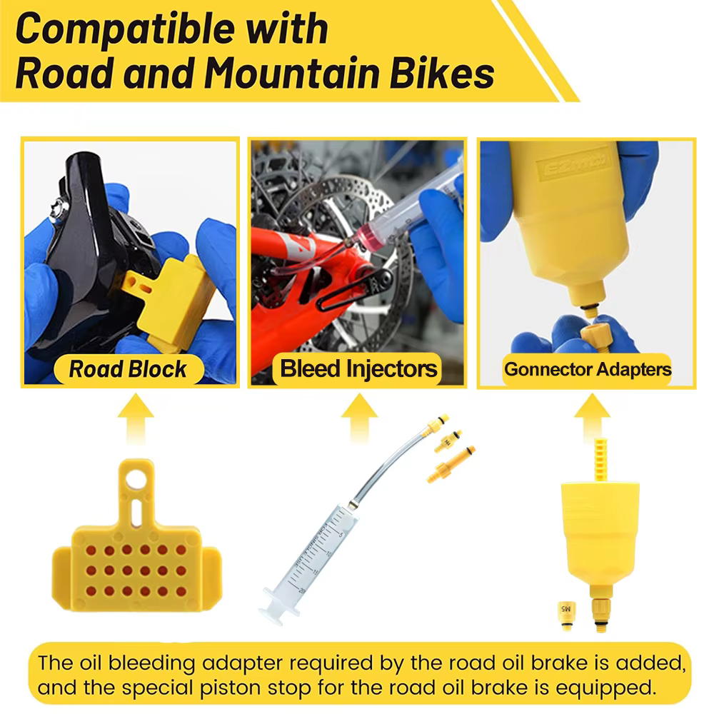 Kit d'outils de réparation de frein de vélo de route VTT