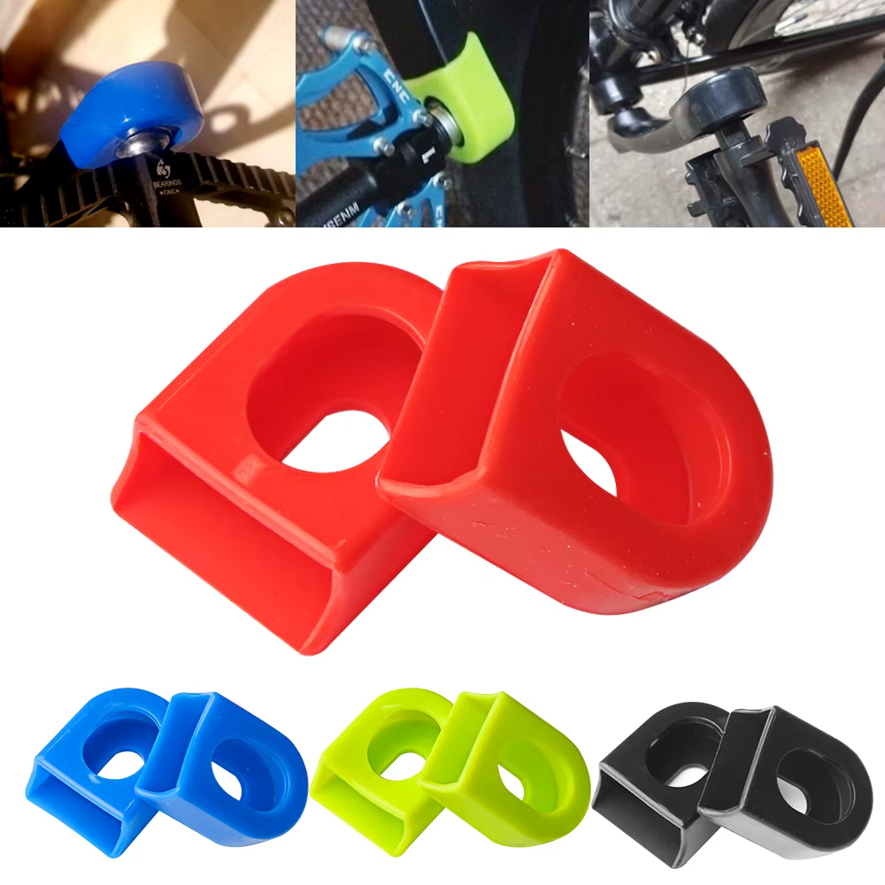 Couvercle de protection de manivelle de vélo en Silicone
