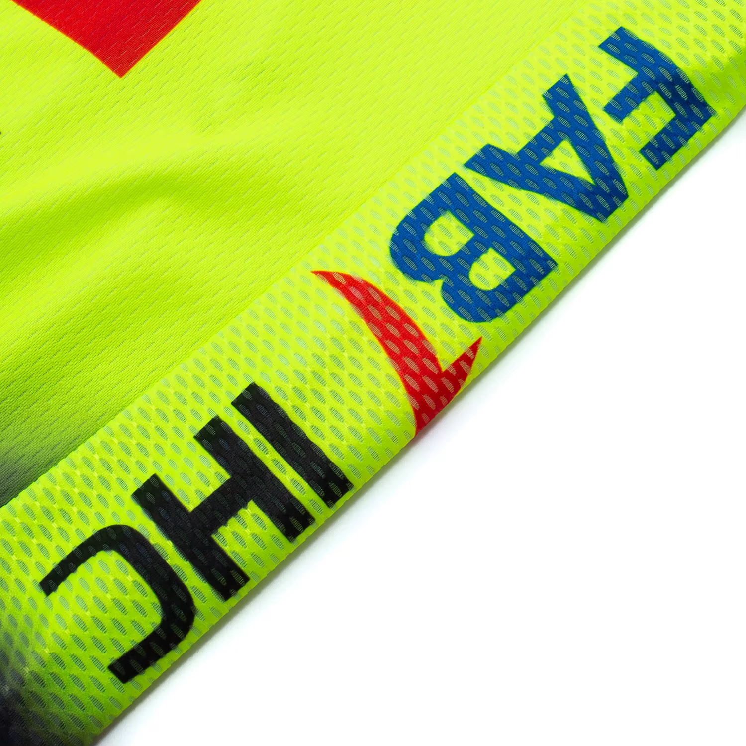 Ensemble maillot et short de cyclisme jaune fluo