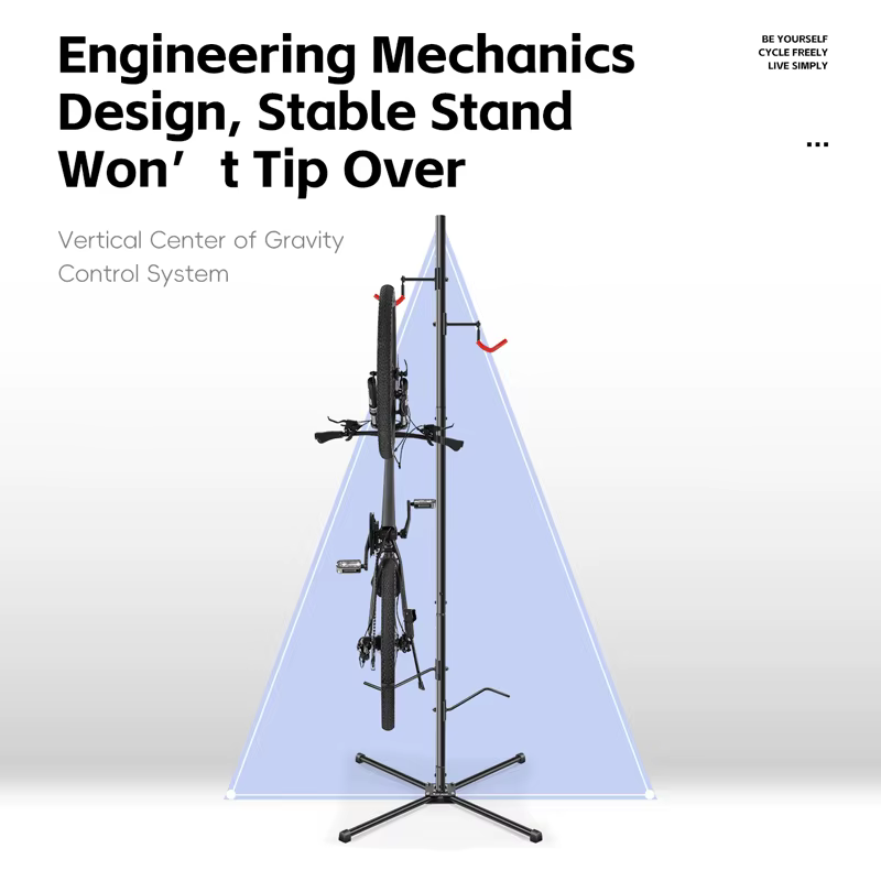 Support de vélo vertical WEST BIKING pour garage