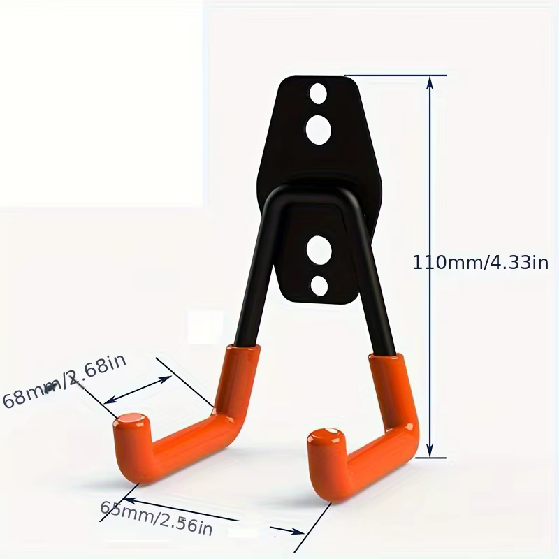 2 supports muraux pour vélos
