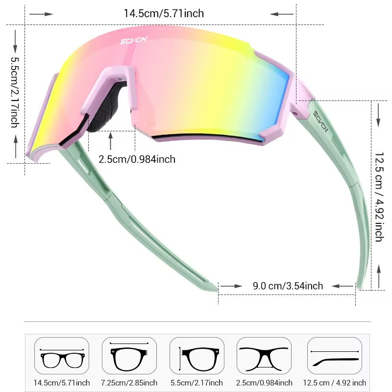 Lunettes de soleil de cyclisme pour hommes et femmes