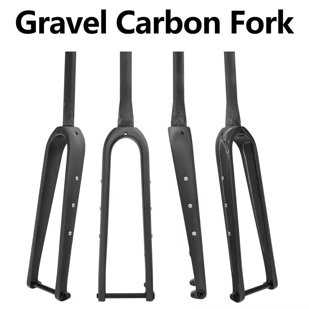 Fourche de vélo de route ultralégère entièrement en carbone