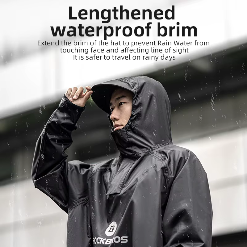 ROCKBROS Veste de cyclisme imperméable pour vélo poncho