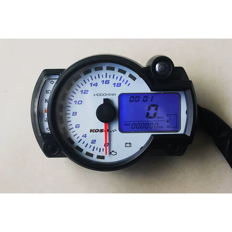 KObuc18000-Compteur de Vitesse Numérique LCD Pliable pour Moto
