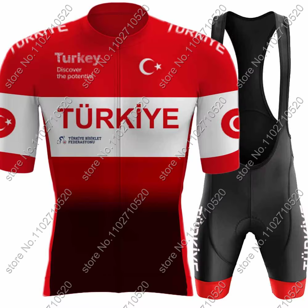 Ensemble de maillot de cyclisme de Turquie
