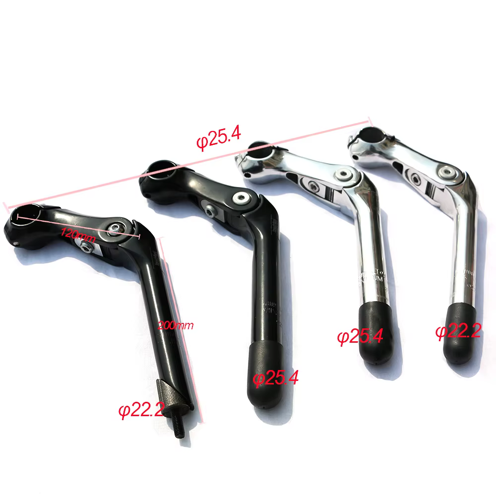 Tige de vélo 22,2 mm 25,4 mm réglable, pliable, pour VTT, en alliage d'aluminium, pour vélo de ville, pièces et accessoires universels pour vélo
