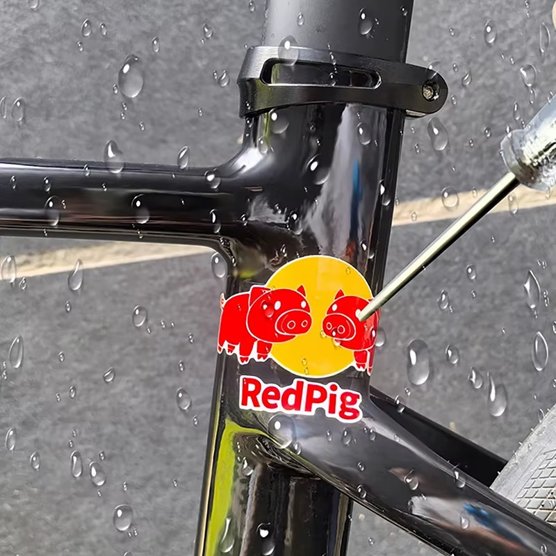 Autocollants amusants pour Tube de tête de vélo