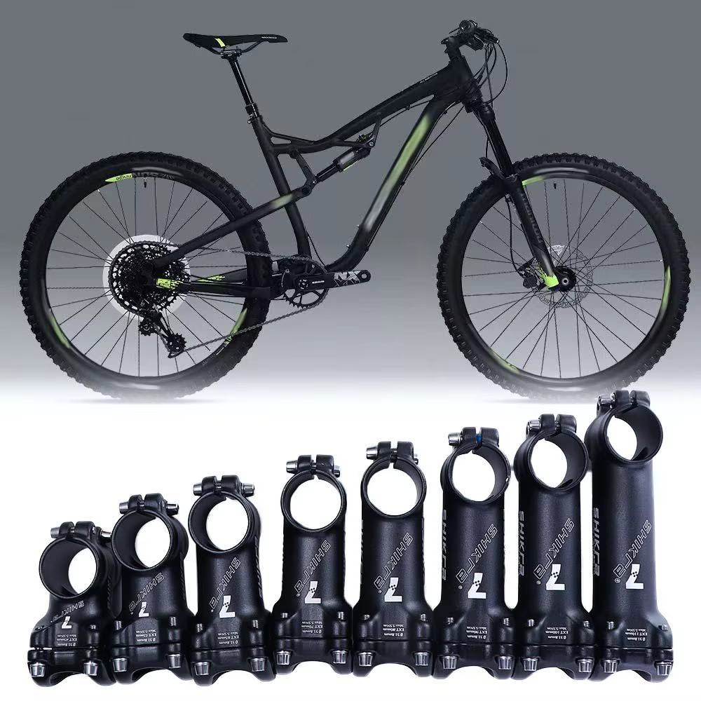 VTT vélo de route vtt accessoires longueur tige en alliage d'aluminium 7 degrés