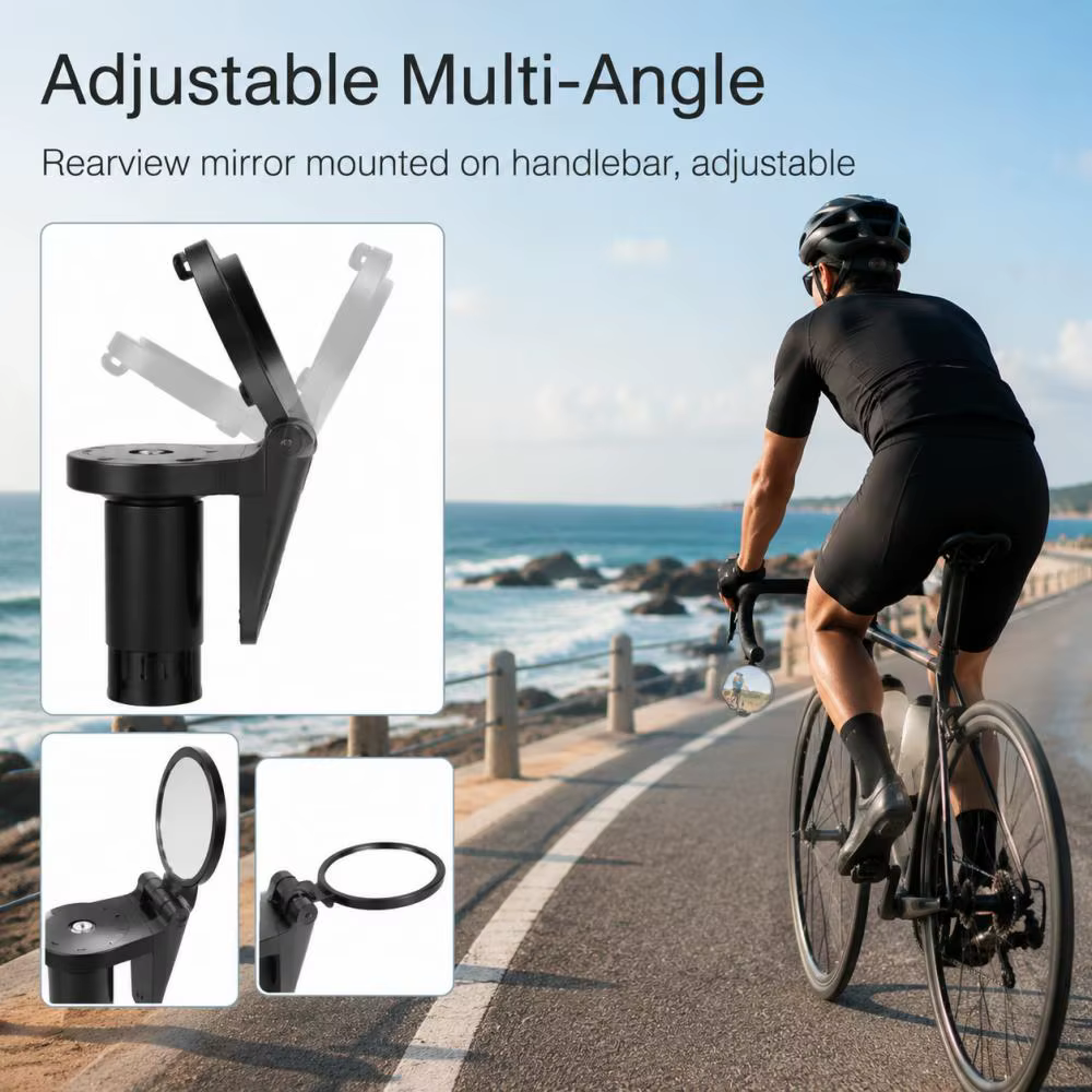 Rétroviseur de vélo, rétroviseur de guidon de vélo