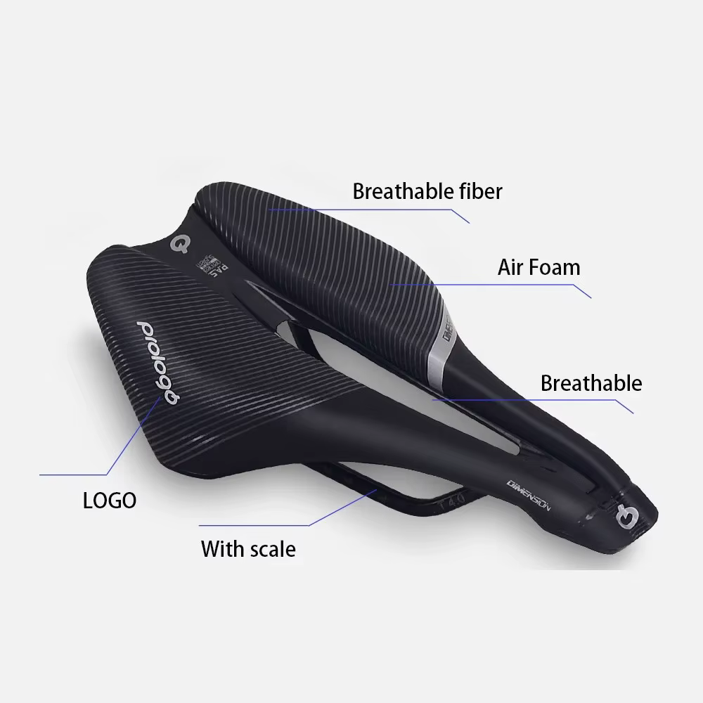 1pc Prologo Dimension 245x143mm unisexe nez court selle de vélo