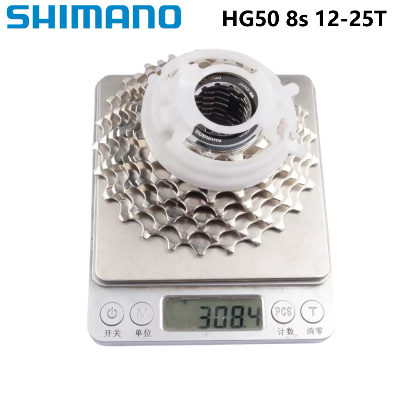 Shimano Cassette de vélo de route HG50 8 vitesses 11-28T 12-25T 11-30T 11-32T 11-34T CS
