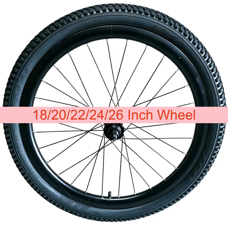 Jeu de roues de VTT 18/20/22/24/26 pouces avec pneus, roue avant/arrière, V/Disc Shift/Single Speed, pièces de cyclisme