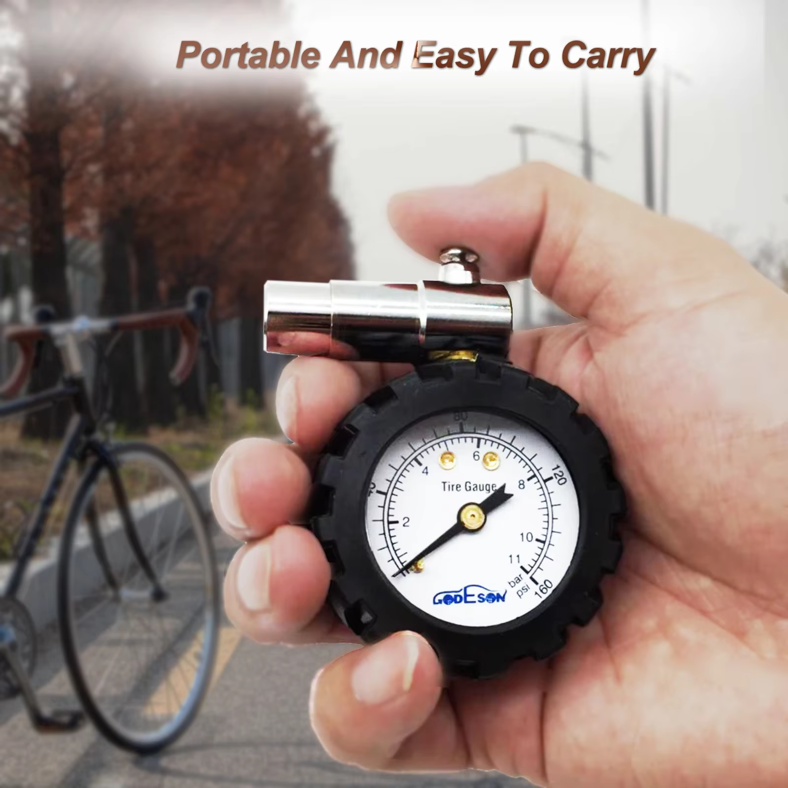 ATsafepro-Manomètre de pression pour vélo de montagne