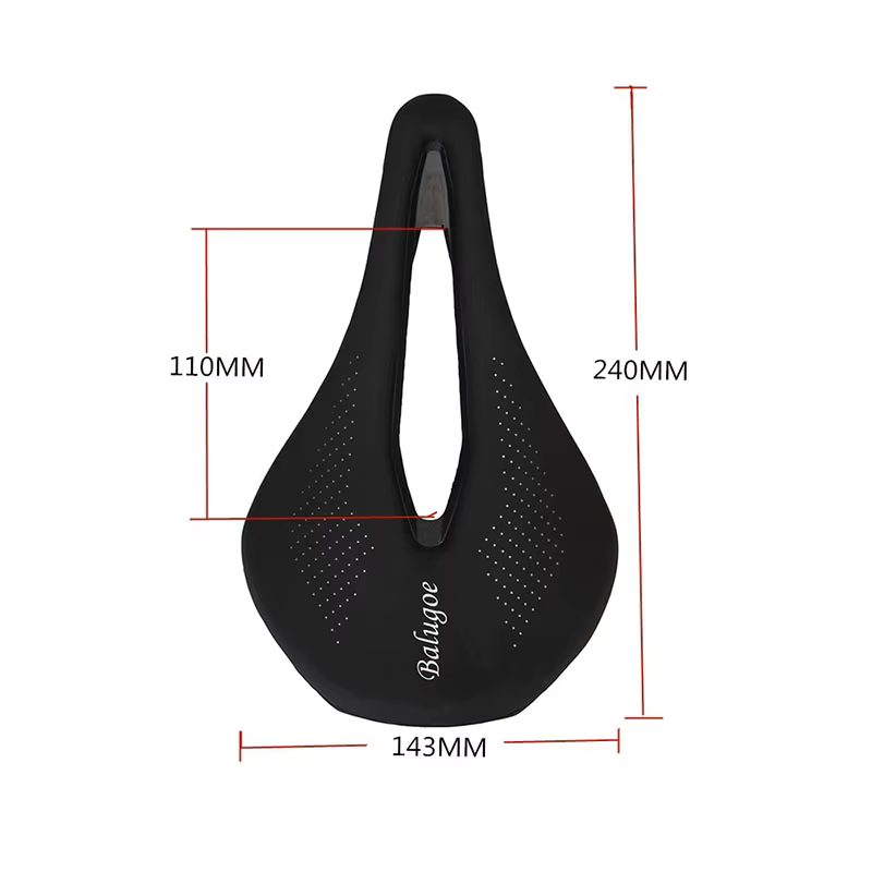 Siège de vélo BALUGOE Comfort – Selle large ultra douce pour vélos de route et de montagne