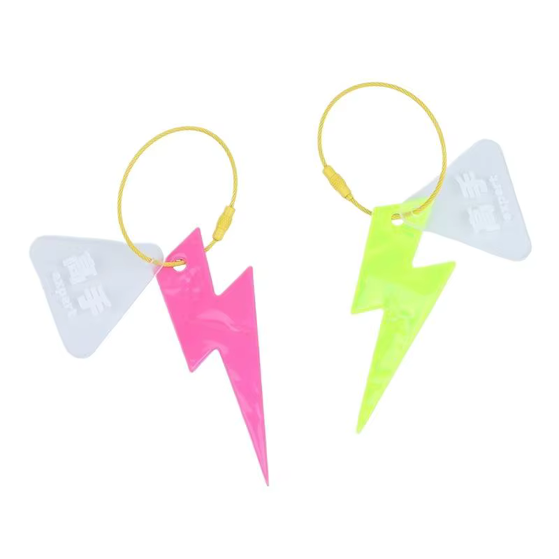 Pendentif réfléchissant pour vélo, avertissement de sécurité pour la conduite en extérieur, pendentif éclair haute visibilité, durable, universel pour vélo de route