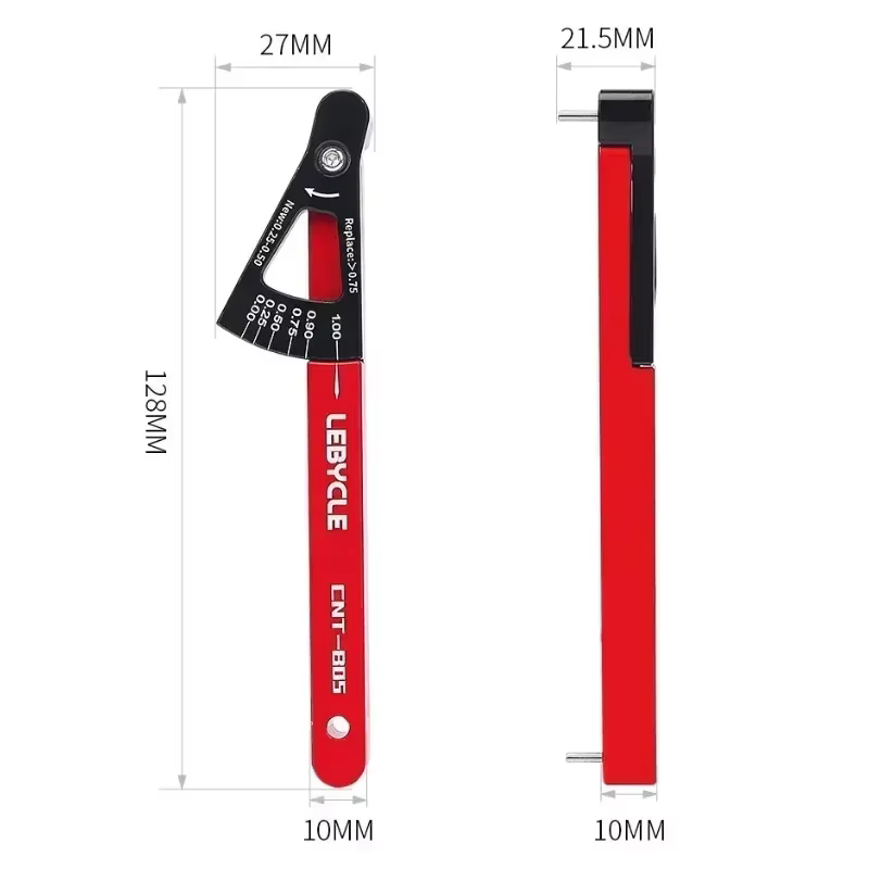 Règle de mesure de chaîne de vélo de montagne