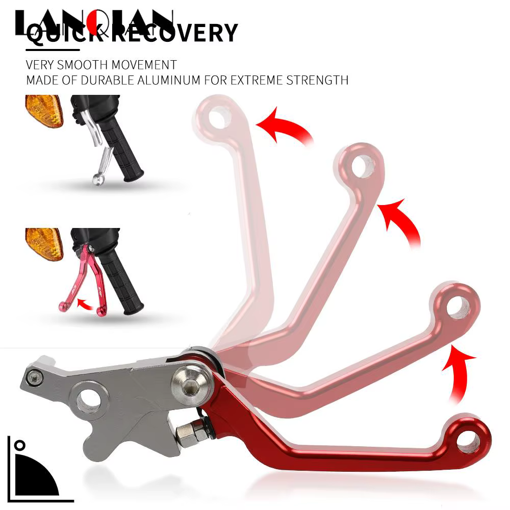 Leviers de Frein et d'Embrayage Pliables Pivotants, pour Kawasaki KLX250 KLX250S KLX250SF 2008-2020 2019 2018 2017 2016 2015 Hurcoss D343