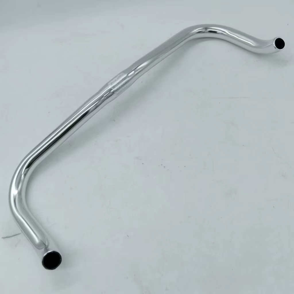 Guidon de vélo de route de 420mm, barre courbée, barre de bullhorn, accessoires de cyclisme, tige en alliage d'aluminium