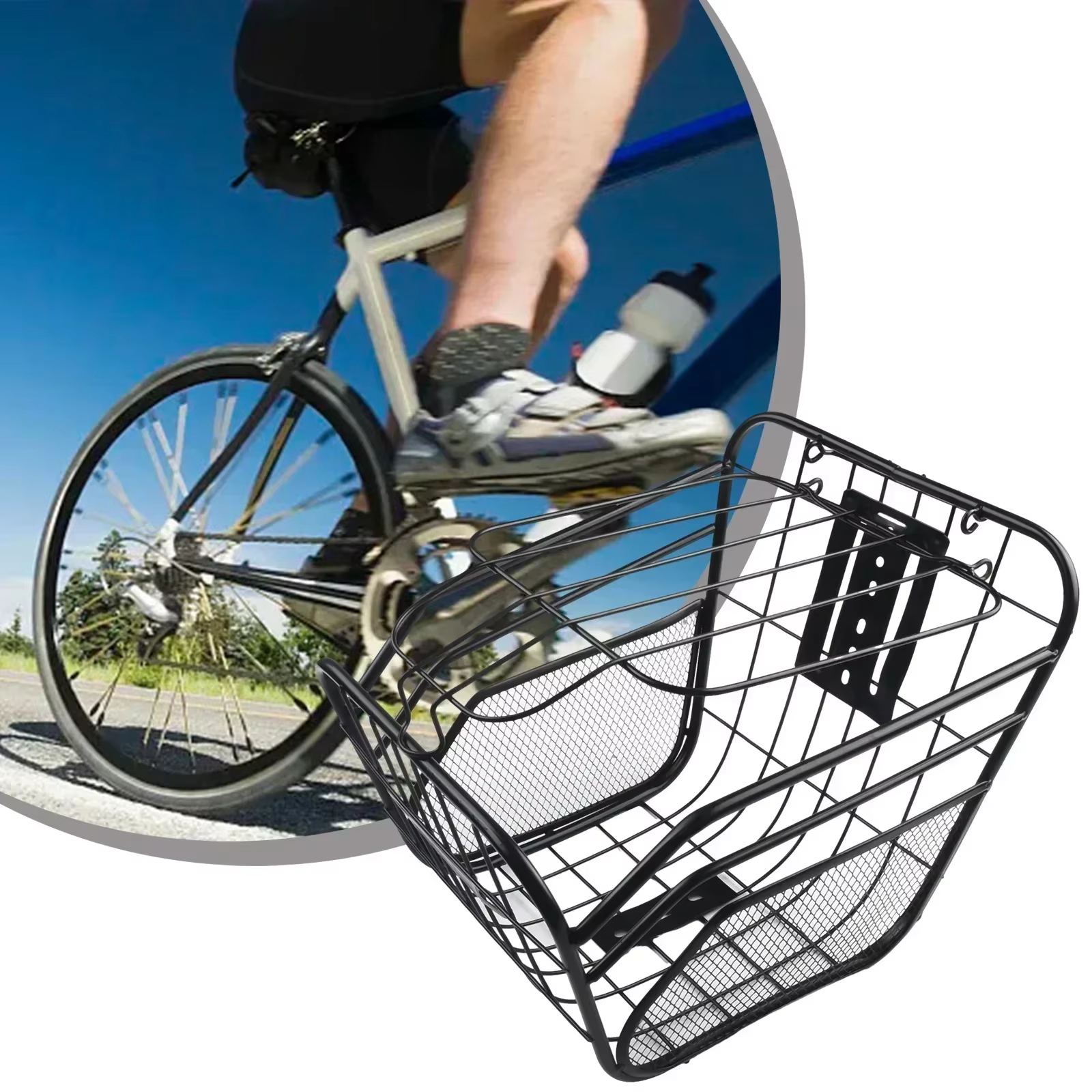 Mir en métal robuste pour vélo électrique et trottinette
