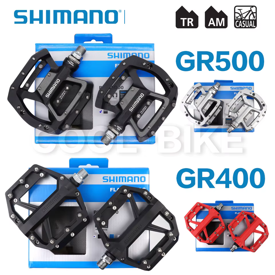 Shimano PD GR400 GR500 Pédales Plates pio VTT/Trail/Endflats/BMX Vélo