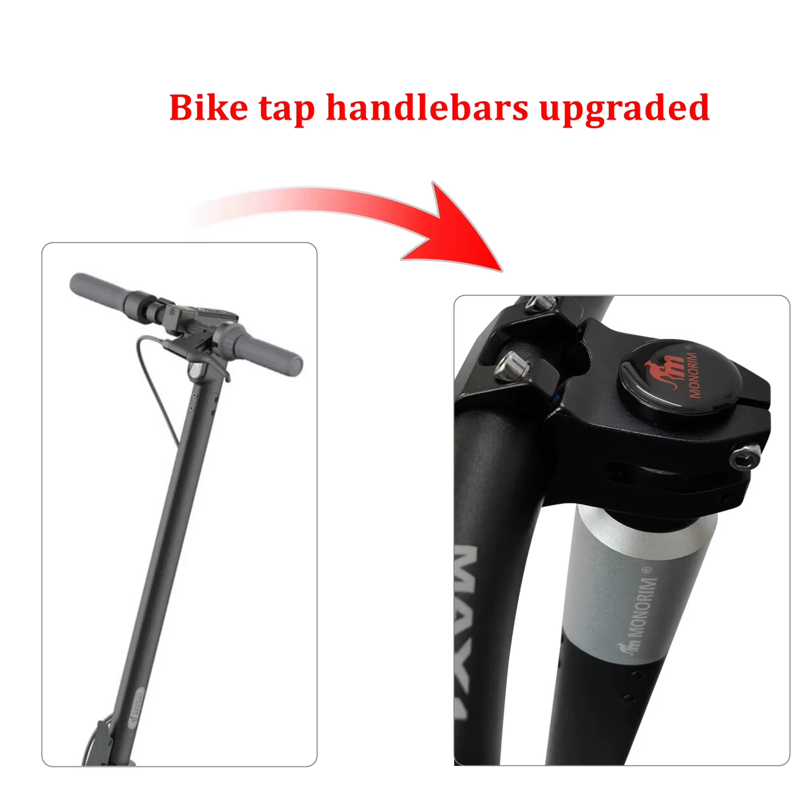 Monorim EB-V2 pince de guidon pour Ninebot Max G30 G30D G30LE G30LP pièces de modification de Scooter électrique