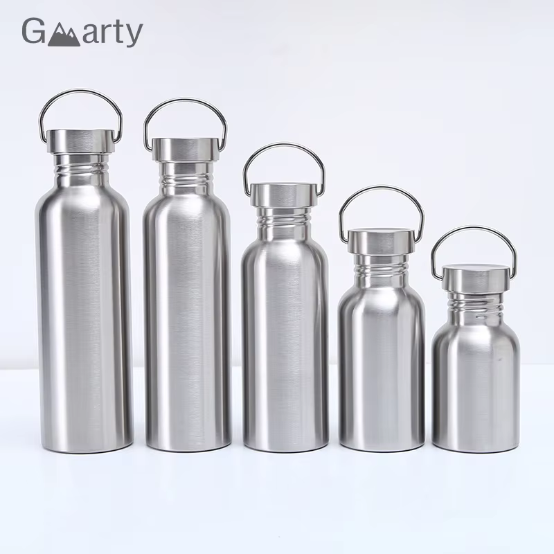 Bouteille d'eau de vélo en acier inoxydable