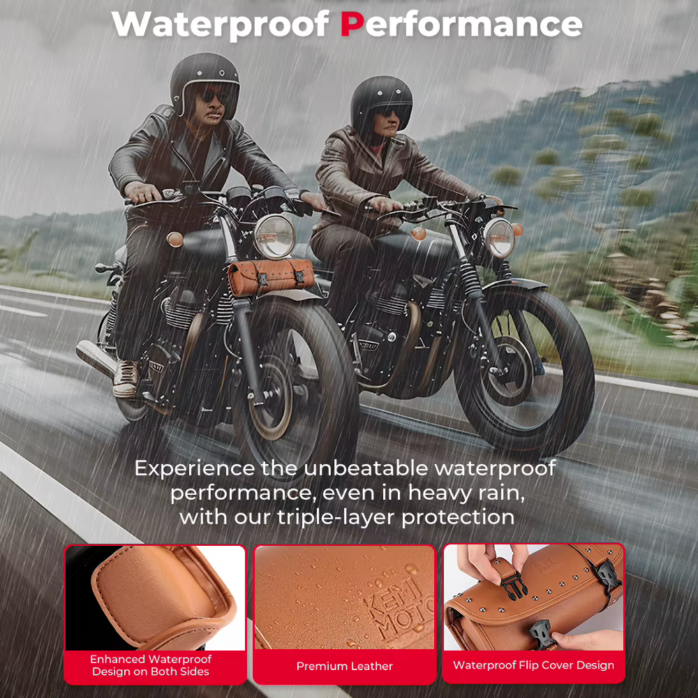 KEMIMOTO – sac à outils universel pour fourche de moto